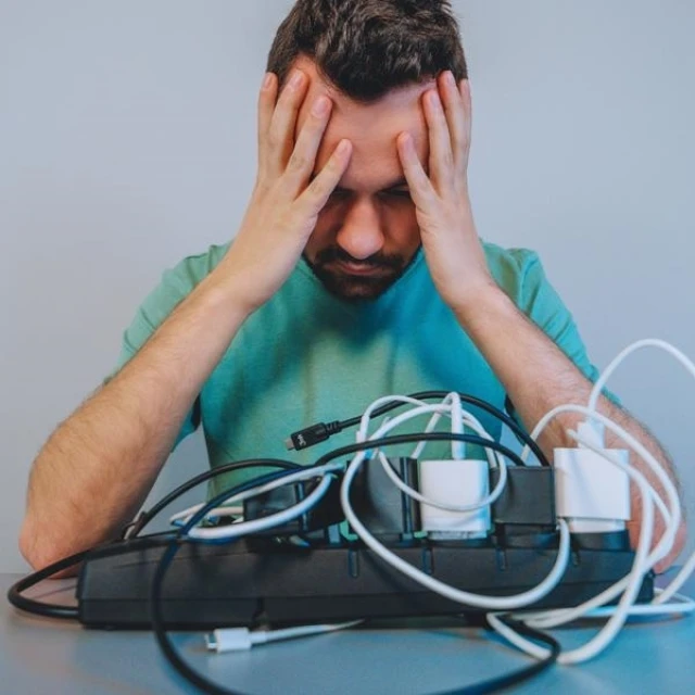 Сетевое зарядное устройство 3mk Hyper Charging Station PD 240W 3xUSB-C | USB-A Dark Blue (5903108515146)