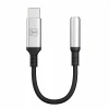 Адаптер 3mk USB-C to Jack 3.5 mm Black (5903108518055)