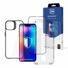 Чохол та захисне скло 3mk Comfort Set 4in1 для iPhone 14 Pro Max Clear Black (5903108523301)
