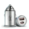 Автомобильное зарядное устройство 3mk HyperCar Charger USB-C | USB-A 45W Grey (5903108527231)