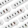 Мережевий зарядний пристрій 3mk Hyper Charger PowerMax QC/PD 100W 4xUSB-C | 2x USB-A White