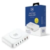 Мережевий зарядний пристрій 3mk Hyper Charger PowerMax QC/PD 100W 4xUSB-C | 2x USB-A White