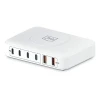 Мережевий зарядний пристрій 3mk Hyper Charger PowerMax QC/PD 100W 4xUSB-C | 2x USB-A White