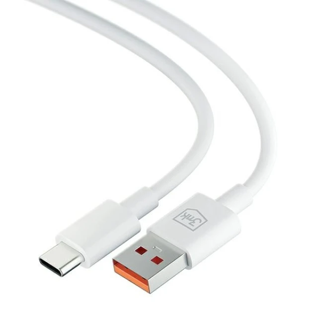 Кабель 3mk Hyper Cable USB-A to USB-C 5A 60W 1.2m White (5903108527262)