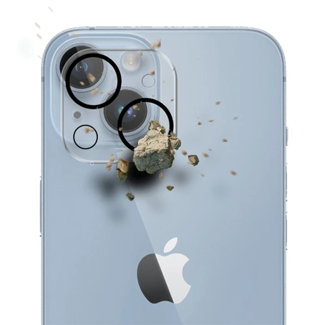 Захисне скло 3mk для камери iPhone 14 | 14 Plus Lens Pro Full Cover Clear (3mk Lens Pro Full Cover(8))