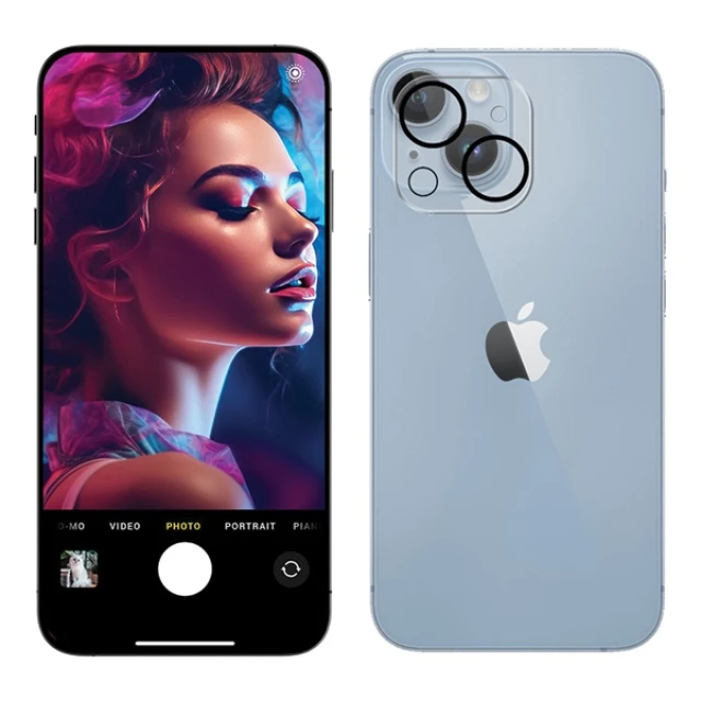 Захисне скло 3mk для камери iPhone 15 | 15 Plus Lens Pro Full Cover Clear (3mk Lens Pro Full Cover(10))