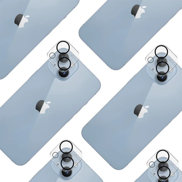 Захисне скло 3mk для камери iPhone 15 | 15 Plus Lens Pro Full Cover Clear (3mk Lens Pro Full Cover(10))