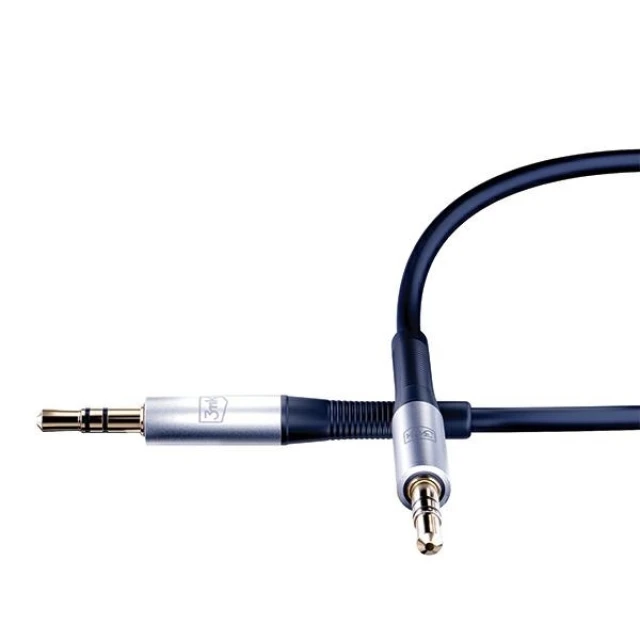 Кабель 3mk AUX Jack 3.5 mm 1m Black (5903108528771)