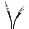 Кабель 3mk AUX USB-C to Jack 3.5 mm 1m Black (5903108528788)