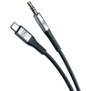 Кабель 3mk AUX USB-C to Jack 3.5 mm 1m Black (5903108528788)