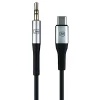 Кабель 3mk AUX USB-C to Jack 3.5 mm 1m Black (5903108528788)