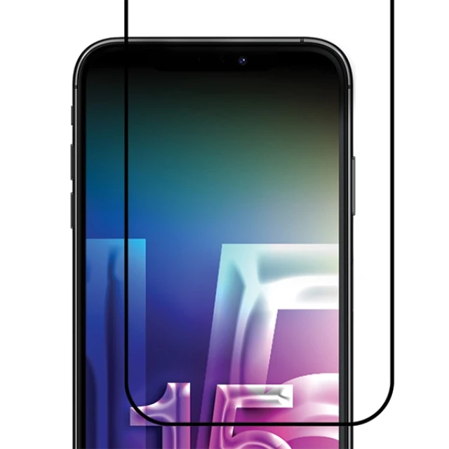 Чохол та захисне скло 3mk Comfort Set 4in1 для iPhone 15 Pro Max Clear Black (5903108536622)