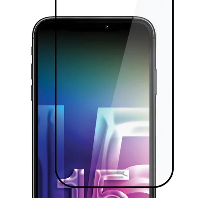 Чохол та захисне скло 3mk Comfort Set 4in1 для iPhone 15 Pro Clear Black (5903108536646)