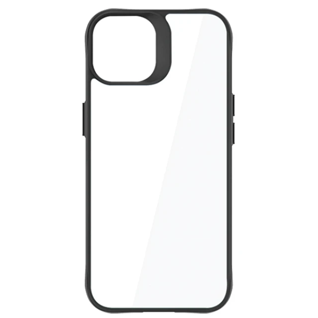 Чохол та захисне скло 3mk Comfort Set 4in1 для iPhone 15 Pro Clear Black (5903108536646)