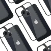 Чохол та захисне скло 3mk Comfort Set 4in1 для iPhone 15 Clear Black (5903108536653)