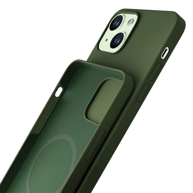 Чохол 3mk Hardy Case для iPhone 15 Plus | 14 Plus Green with MagSafe (5903108540254)