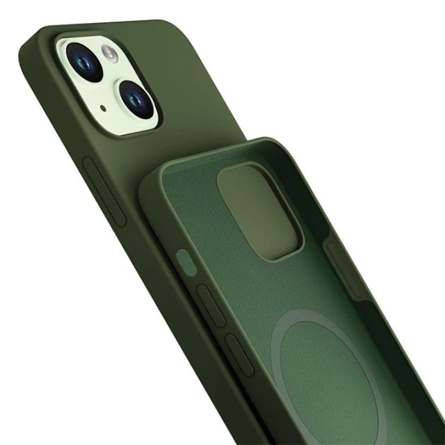 Чохол 3mk Hardy Case для iPhone 15 Plus | 14 Plus Green with MagSafe (5903108540254)