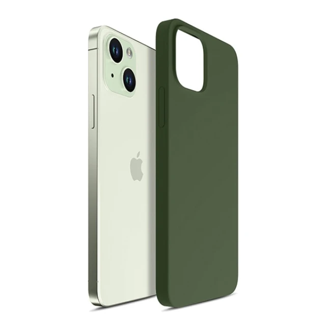 Чохол 3mk Hardy Case для iPhone 15 Plus | 14 Plus Green with MagSafe (5903108540254)