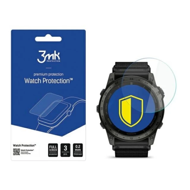 Захисне скло 3mk FlexibleGlass для Garmin Tactix 7 (3 pack) Transparent (5903108541114)