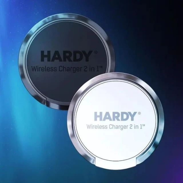 Бездротова зарядка 3mk Hardy 2in1 15W Black (5903108541169)