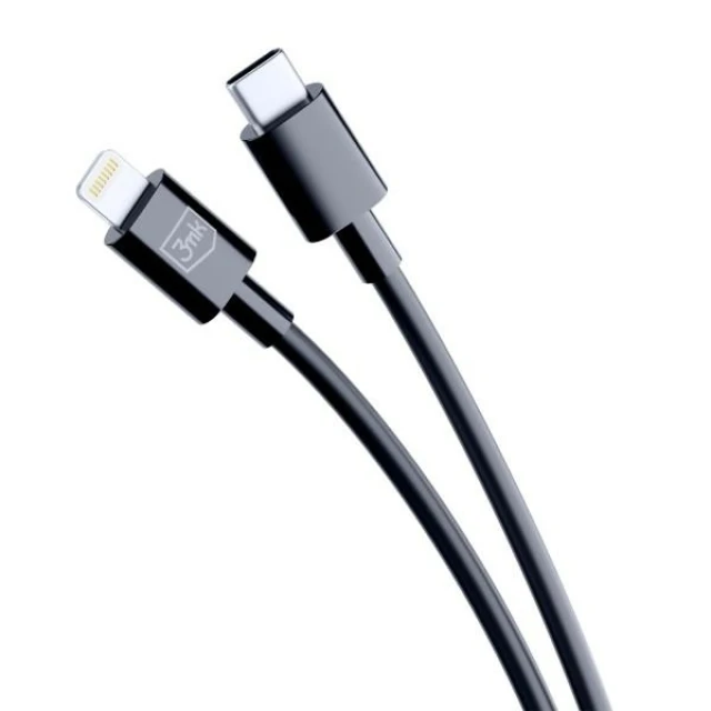 Кабель 3mk Hyper Cable USB-C - Lightning 20W 1.2m Black (5903108541206)