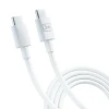 Кабель 3mk Hyper Cable USB-C - USB-C 100W 1.2m White (5903108541213)