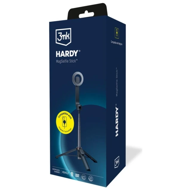 Штатив 3mk Hardy MagSelfie Stick (5903108553001)