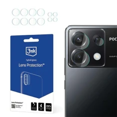 Захисне скло для камери 3mk Lens Protect для Poco X6 5G (4 шт) (5903108554374)