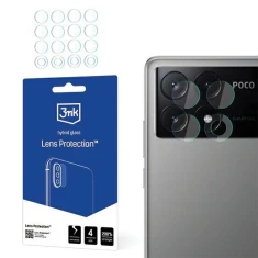 Захисне скло для камери 3mk Lens Protect для Poco M6 Pro 4G (4 pack) (5903108555135)