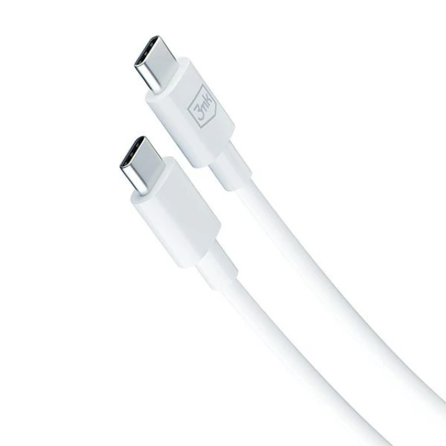 Зарядний пристрій 3mk Hyper Charger PD 25W White + 1x USB-C Cable (5903108561945)