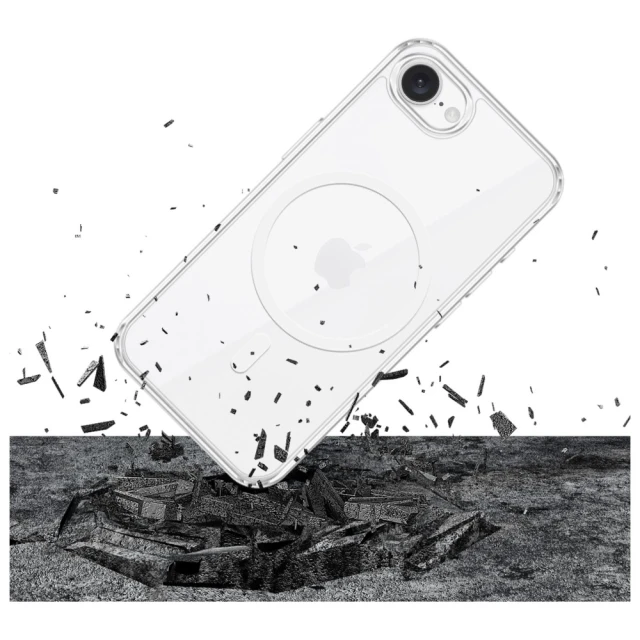 Чехол 3mk MagCase для iPhone 16e Transparent with MagSafe (5903108562904)