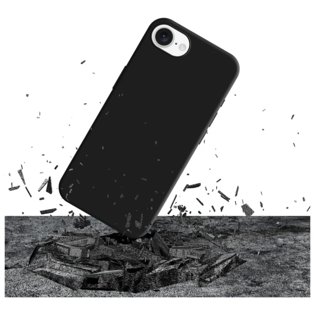 Чохол 3mk Silicone Case для iPhone 16e Black (5903108562911)