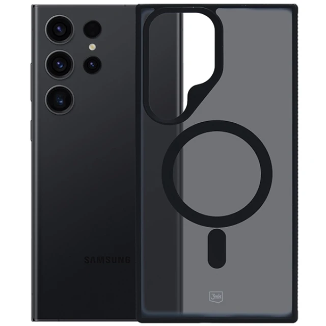Чохол 3mk Smoke MagCase для Samsung Galaxy S24 Ultra with MagSafe (5903108563437)