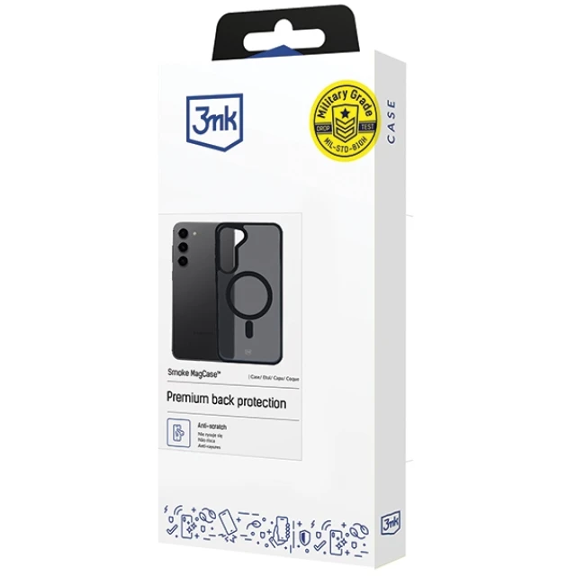 Чохол 3mk Smoke MagCase для Samsung Galaxy S23 with MagSafe (5903108563451)