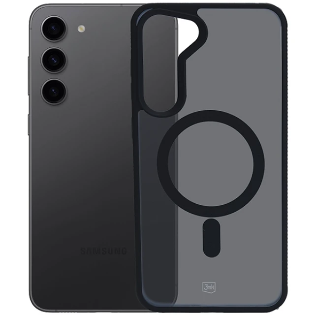 Чохол 3mk Smoke MagCase для Samsung Galaxy S23 with MagSafe (5903108563451)