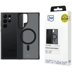Чохол 3mk Smoke MagCase для Samsung Galaxy S22 Ultra 5G Smoke with MagSafe (5903108563482)