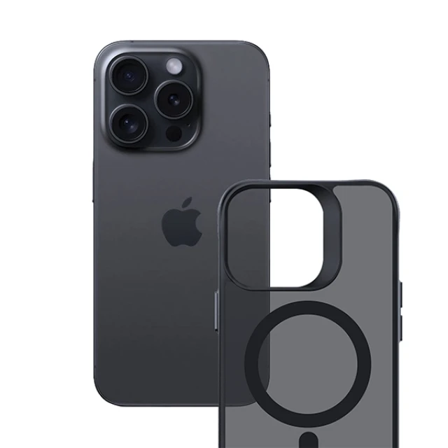 Чохол 3mk Smoke MagCase для iPhone 15 Pro Max 6.7
