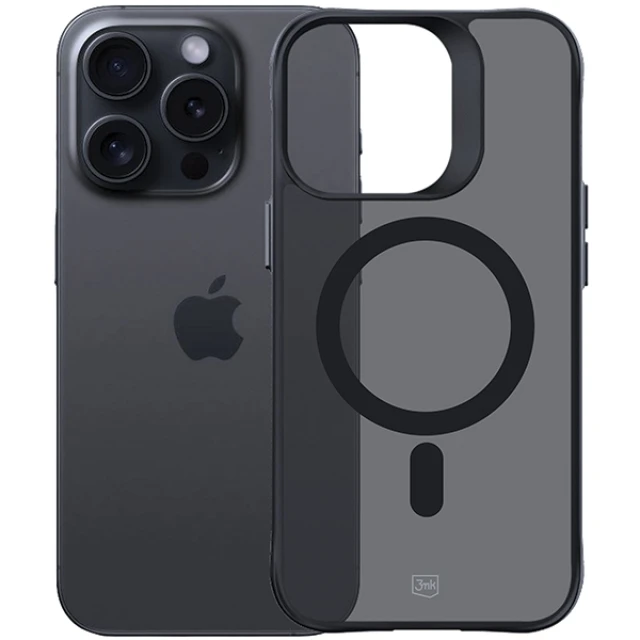 Чохол 3mk Smoke MagCase для iPhone 15 Pro Max 6.7