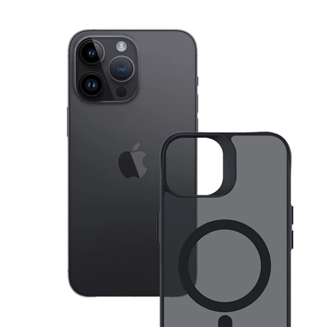 Чохол 3mk Smoke MagCase для iPhone 14 Pro with MagSafe (5903108563659)