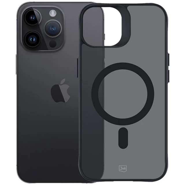 Чохол 3mk Smoke MagCase для iPhone 14 Pro with MagSafe (5903108563659)