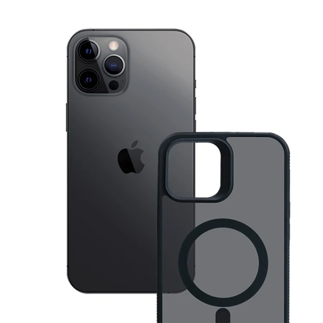 Чохол 3mk Smoke MagCase для iPhone 12 Pro Max Smoke with MagSafe (5903108563680)