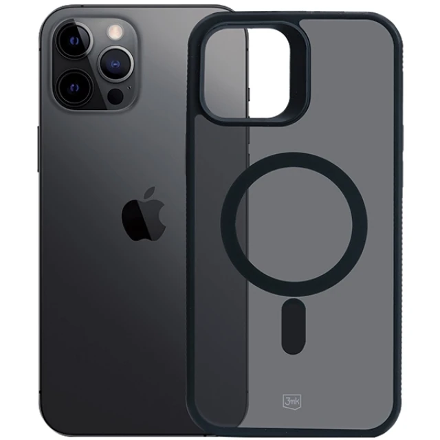 Чохол 3mk Smoke MagCase для iPhone 12 Pro Max Smoke with MagSafe (5903108563680)