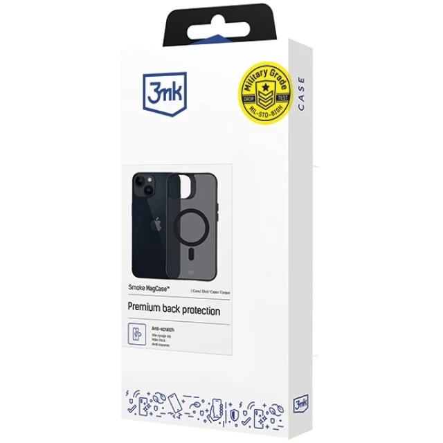 Чохол 3mk Smoke MagCase для iPhone 13/14 6.1