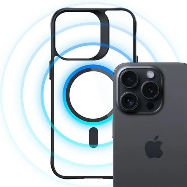 Чохол 3mk Satin Armor MagCase для iPhone 15 Pro Max Satin with MagSafe (5903108563840)