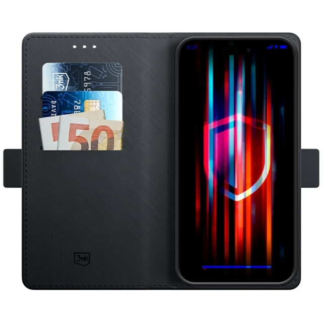 Чехол 3mk Wallet Case для iPhone 13 Pro черный (5903108564779)