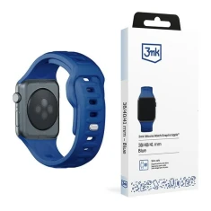 Ремінець 3mk Silicone Watch Strap для Apple Watch Series 11/10 42 mm | Series 9/8/7 41 mm | 6/5/SE 40 mm | 3/2/1 38 mm Blue (5903108565585)