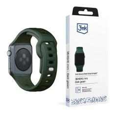Ремінець 3mk Silicone Watch Strap для Apple Watch Series 11/10 42 mm | Series 9/8/7 41 mm | 6/5/SE 40 mm | 3/2/1 38 mm Dark Green (5903108565592)
