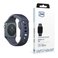 Ремінець 3mk Silicone Watch Strap для Apple Watch Series 11/10 42 mm | Series 9/8/7 41 mm | 6/5/SE 40 mm | 3/2/1 38 mm Grey (5903108565615)