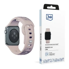 Ремінець 3mk Silicone Watch Strap для Apple Watch Series 11/10 42 mm | Series 9/8/7 41 mm | 6/5/SE 40 mm | 3/2/1 38 mm Latte (5903108565622)