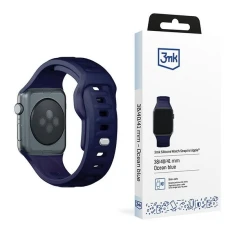 Ремінець 3mk Silicone Watch Strap для Apple Watch Series 11/10 42 mm | Series 9/8/7 41 mm | 6/5/SE 40 mm | 3/2/1 38 mm Ocean Blue (5903108565653)